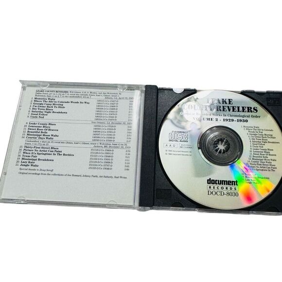 LEAKE COUNTY REVELERS - Complete Recorded Works Vol II 1929-1930 Vol 2 CD Import - Picture 3 of 4